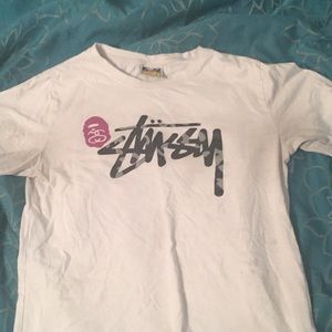 Stussy X Bape Collaboration T- Shirt